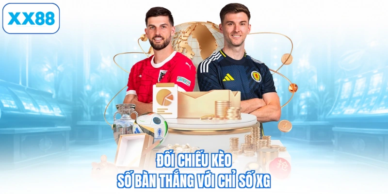 Đối chiếu kèo số bàn thắng với chỉ số xG